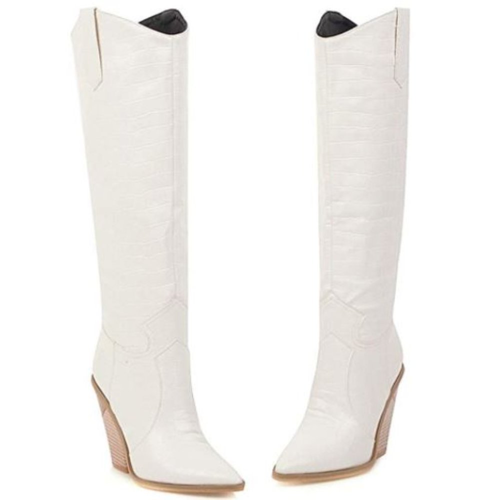 White Cowboy Western Boots Brand New!